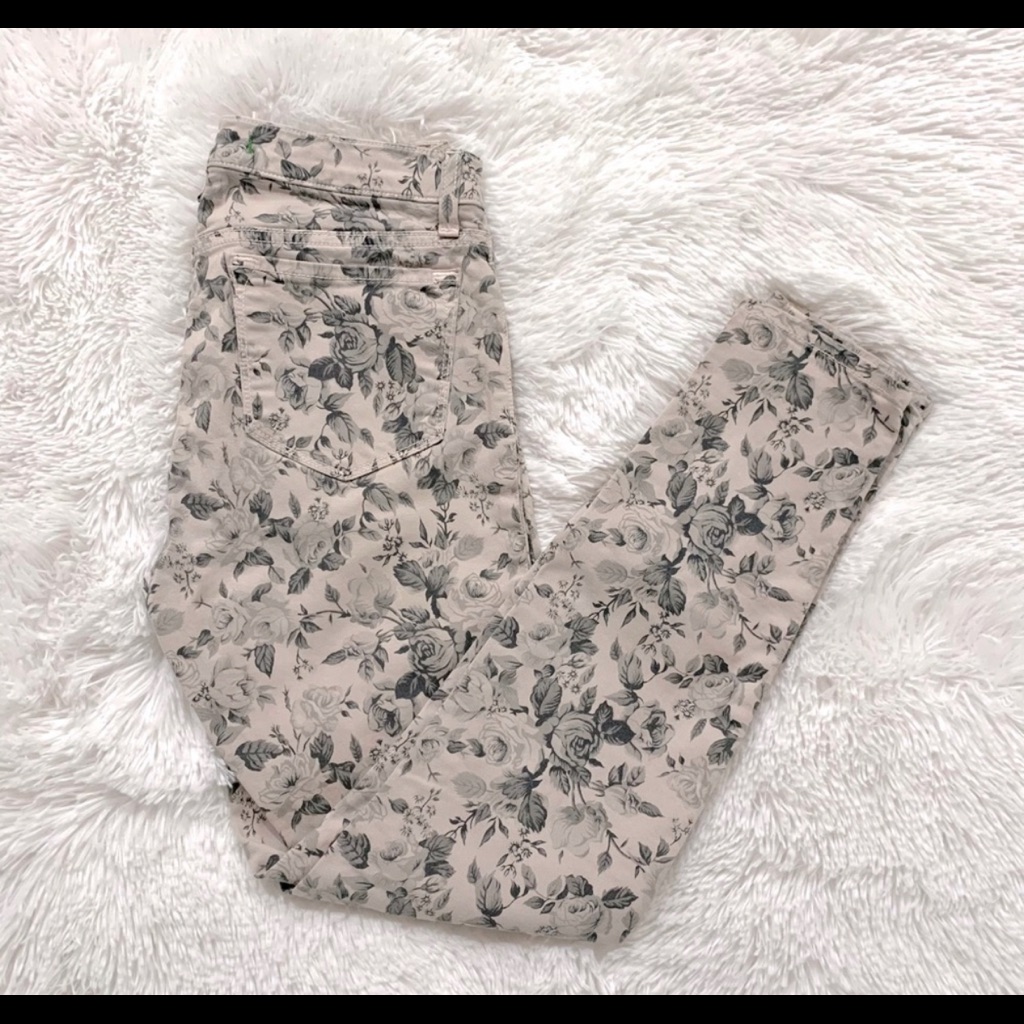 J Brand Floral Jeans 26